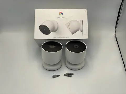 Google Nest Cam Outdoor or Indoor, Battery - 2nd Generation - 2 Count (Pack of 1