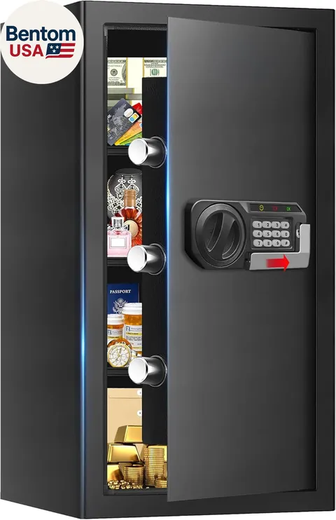 6.1 Cuft Large Fireproof Safe for Documents, Digital Security Personal Safety Bo