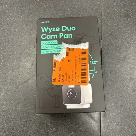 Wyze Duo Cam Pan Dual Pan Tilt Color Night Vision Camera NEW Sealed