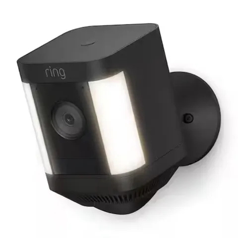 Ring Spotlight Cam Plus Battery Outdoor Security Camera 1080p HD Black New