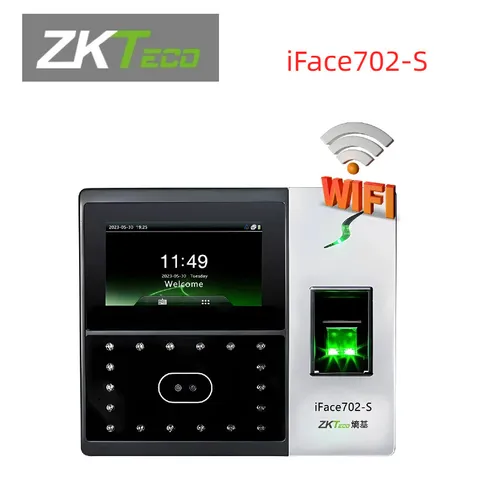 ZKTeco iFace702-S WIFI Face & Fingerprint Recognition Biometric Time Attendance