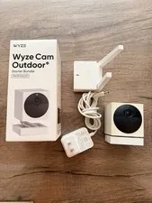 Wyze Cam Outdoor V2 Starter Bundle Model WVOD2 | Camera + Base Station