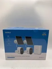 Aosu SolarCam T2 Ultra 4K Wireless Solar Outdoor Security Cameras, 2 Pack White
