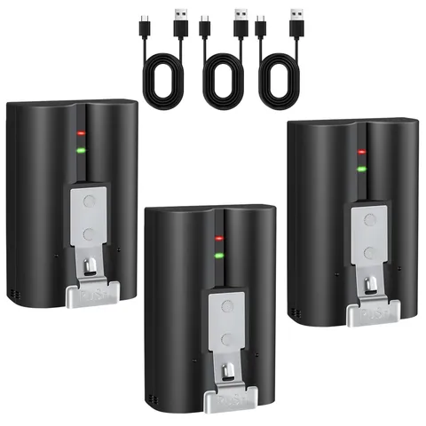 3x Rechargeabe V4 Battery for Ring camera Doorbell Solar Floodligh 2/3/4/3 plus