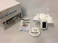 Ring Floodlight Cam Wired Plus White & Defiant LED Motion Security Light