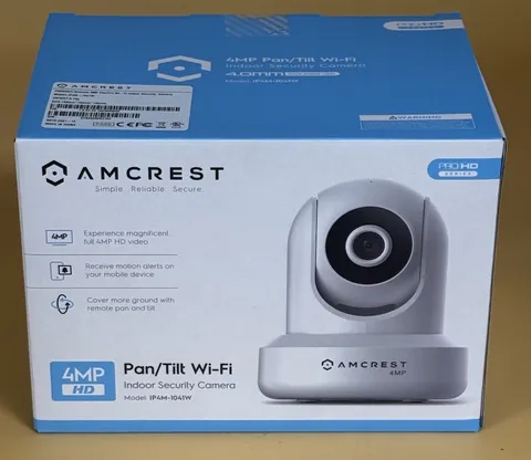 Lot of 12 Amcrest IP4M-1041W Indoor Security Camera WiFi 4MP Pan/Tilt PRO HD Se