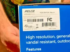 Pelco Schneider Electric FD5-DWV10-6 Hi Res Vandal Resist Outdr Mini Dome Camera