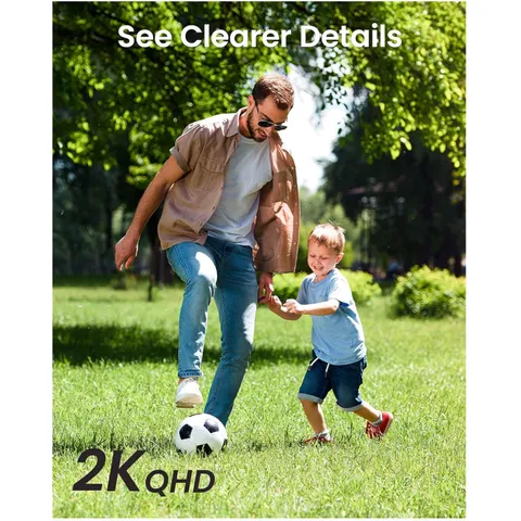 DECKO 2K WiFi Outdoor Security Camera, 3MP, Motion Detection