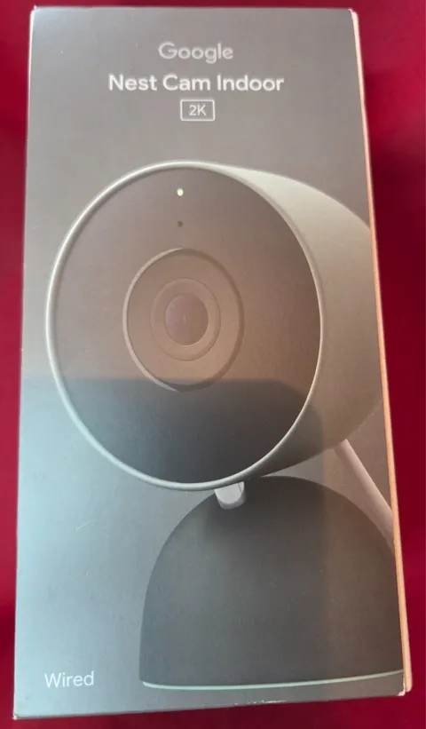 New Google Nest Cam 2K Indoor Wired 3rd Gen Security Camera Hazel GA09975-US🔥