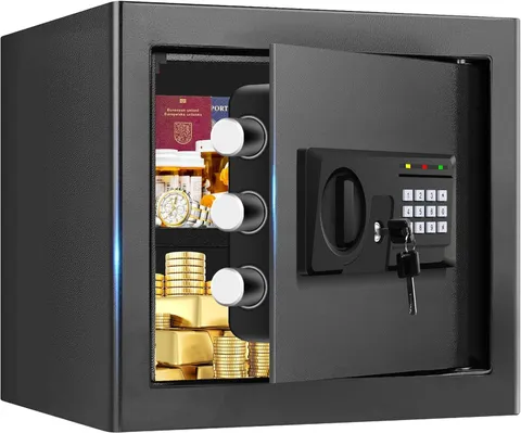 1.6 Cuft Fire proof Safes for HOME USE, Anti-Theft Digital Security Safety Box