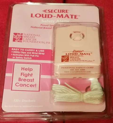 Panic Alarm Personal 130dcb Loud-Mate SLM-1P Safety Battery Operated  