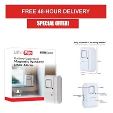 UltraPro Personal Security Window and Door Alarm, 120dB, Easy Installation