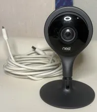 Google Nest Cam Indoor Security Camera A0005 1st Gen Tested Wired Works Great
