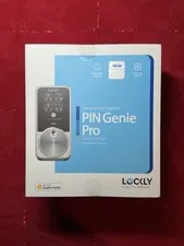 Lockly PIN Genie Pro Zeno Satin Nickel WiFi Smart Deadbolt – NEW, In Hand