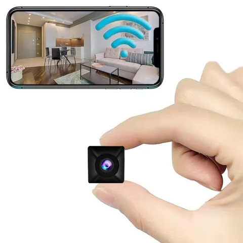 2K Mini Color Night Vision Security Camera with 64GB SD Card, Magnetic Mount,...