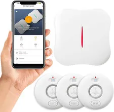 Smart Water Leak Detector for Home 3 Pack, Driping Leakage Flood Detectors | 120