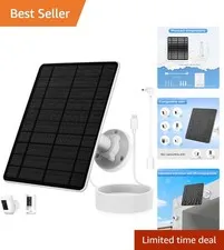 Solar Panel for Ring Camera, Compatible with Spotlight Cam/Pro/Plus Battery, ...