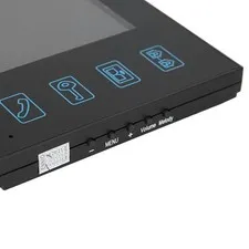 7in Video Intercom 2 Monitors Touch Doorphone Night Access Doorbell