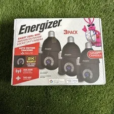NEW SEALED Energizer Connect Smart 5GHz Indoor/Outdoor Socket PT Camera 3 Pack 2