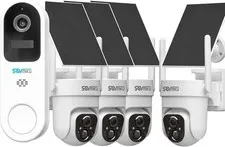 Solar Video Doorbell 2K Cam Wireless Audio