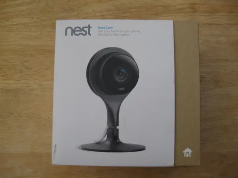 Google Nest NC1102ES Cam Indoor Security Camera 1st Gen - Black - New Open Box