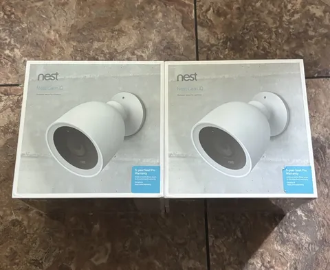 Google Nest Cam IQ 2 Pack Outdoor Smart Security Camera NC4200US
