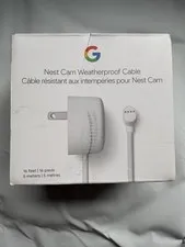 Google Nest Cam Weatherproof Cable for Nest Cam 16 feet- New and sealed
