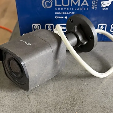 Luma 4K 8MP PoE IP Bullet Security Camera Gray Indoor/Outdoor LUM-410