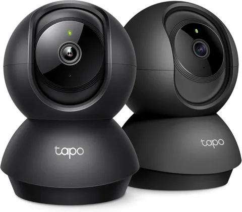 TP-Link Tapo 2K Pan/Tilt Security Camera Motion Detection 2 pack - C211P2 Sealed