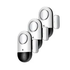 120 DB Loud Door and Window Open Alarm Sensor 3 2.9*1.5*0.37 inches, White