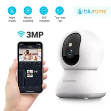 Pet Camera 2K, 360° Indoor Security Camera, Dog Camera with Phone App