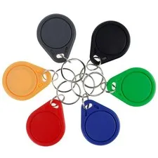 LIBO RFID Keychains NFC Smart Key Tag Card Access Mix Color(Pack of 10)