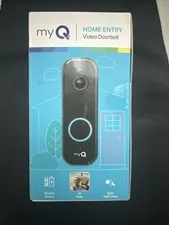 MyQ Video Doorbell 2K Camera Battery/Wired Color Night Vision New