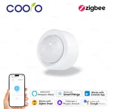 Zigbee Mini PIR Motion Sensor Human Motion Infrared Detector Security Alarm Work