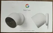 Google Nest Cam GA01894-US camera - White (GA01894US). NEW FACTORY SEALED