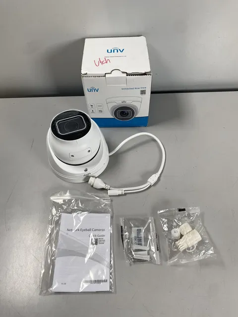 Uniview Tech IPC3634SB-ADZK-I0 4MP Outdoor Network Turret Security Camera White