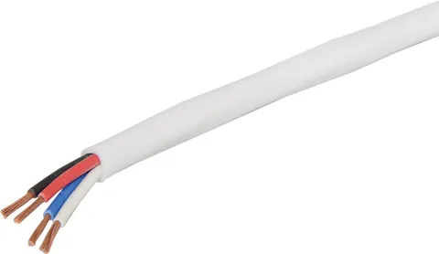 21AWG White 4 Core Security Cable 100m