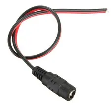 New 5.5x2.1mm Female DC Power Jack Plug Adapter Connector Cable CCTV Camera