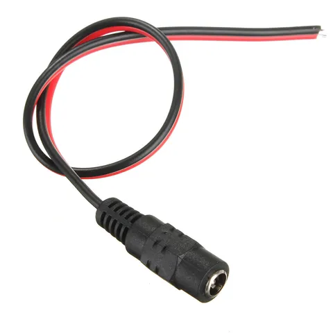 New 5.5x2.1mm Female DC Power Jack Plug Adapter Connector Cable CCTV Camera