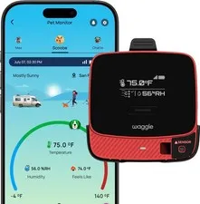 RV Pet Temperature Monitor with RVSentry Geofence Alert, 4G Cellular, No WiFi...