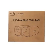 Eufy Cam Solo Pro 2-Pack T8131X Wireless IP Security Camera White In/Out Wi-Fi