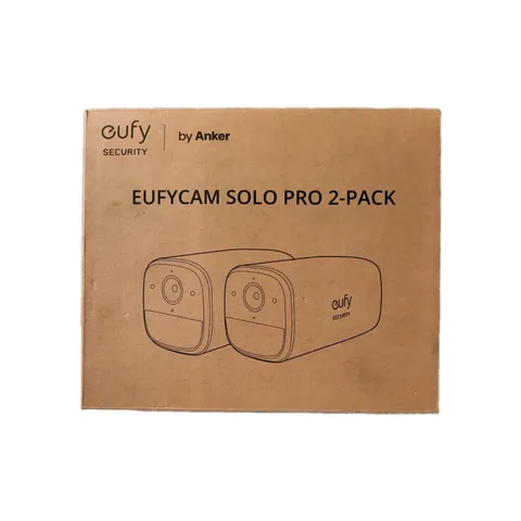 Eufy Cam Solo Pro 2-Pack T8131X Wireless IP Security Camera White In/Out Wi-Fi