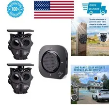 Betterlink Solar Wireless Driveway Alarm System 120dB Motion Detector