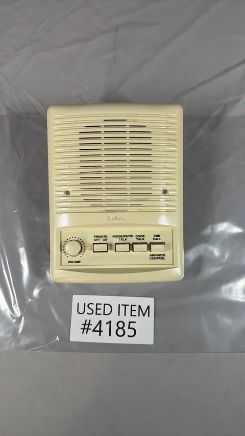 NuTone ISA-335WH 5" Radio-Intercom Wall Speaker White