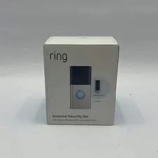 New Ring Essential Security Set Doorbell Plus and Indoor Cam B0BDPY696T