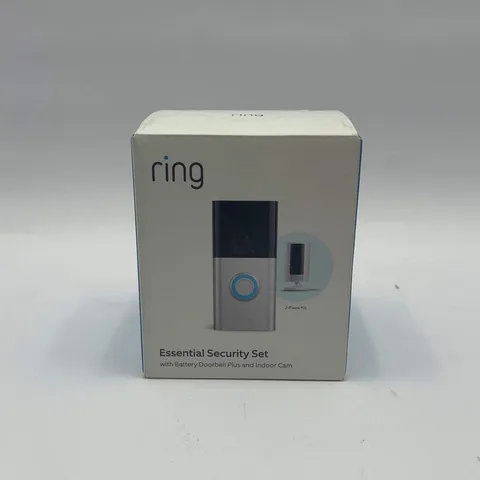 New Ring Essential Security Set Doorbell Plus and Indoor Cam B0BDPY696T