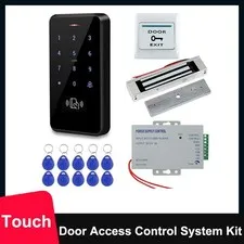 Door Access Control System Kit IP68 RFID Keypad Waterproof Outdoor + 180Kg/350Lb