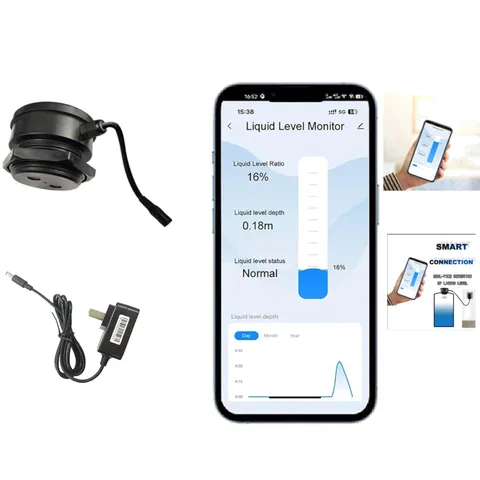 Remote Ultrasonic Tank Monitor with WiFi & Full/Low Level Alerts -  Safe