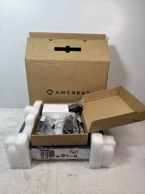 Amcrest 4CH DVR Security Camera System AMDV10814-S3 NO HDD