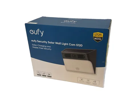 *NEW/SEALED* eufy S120 Wireless Outdoor Solar Wall Light 2K Security Camera 